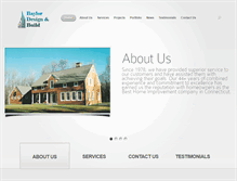 Tablet Screenshot of baylordesignandbuild.com
